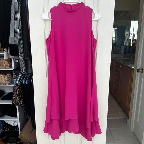 Hot Pink Cocktail Dress - Picture 1 of 4